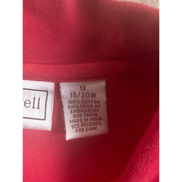 Anna Maxwell 2 Piece Knit Embroidered Maxi Dress Jacket Set 18 20 W Pink Floral - Picture 10 of 11